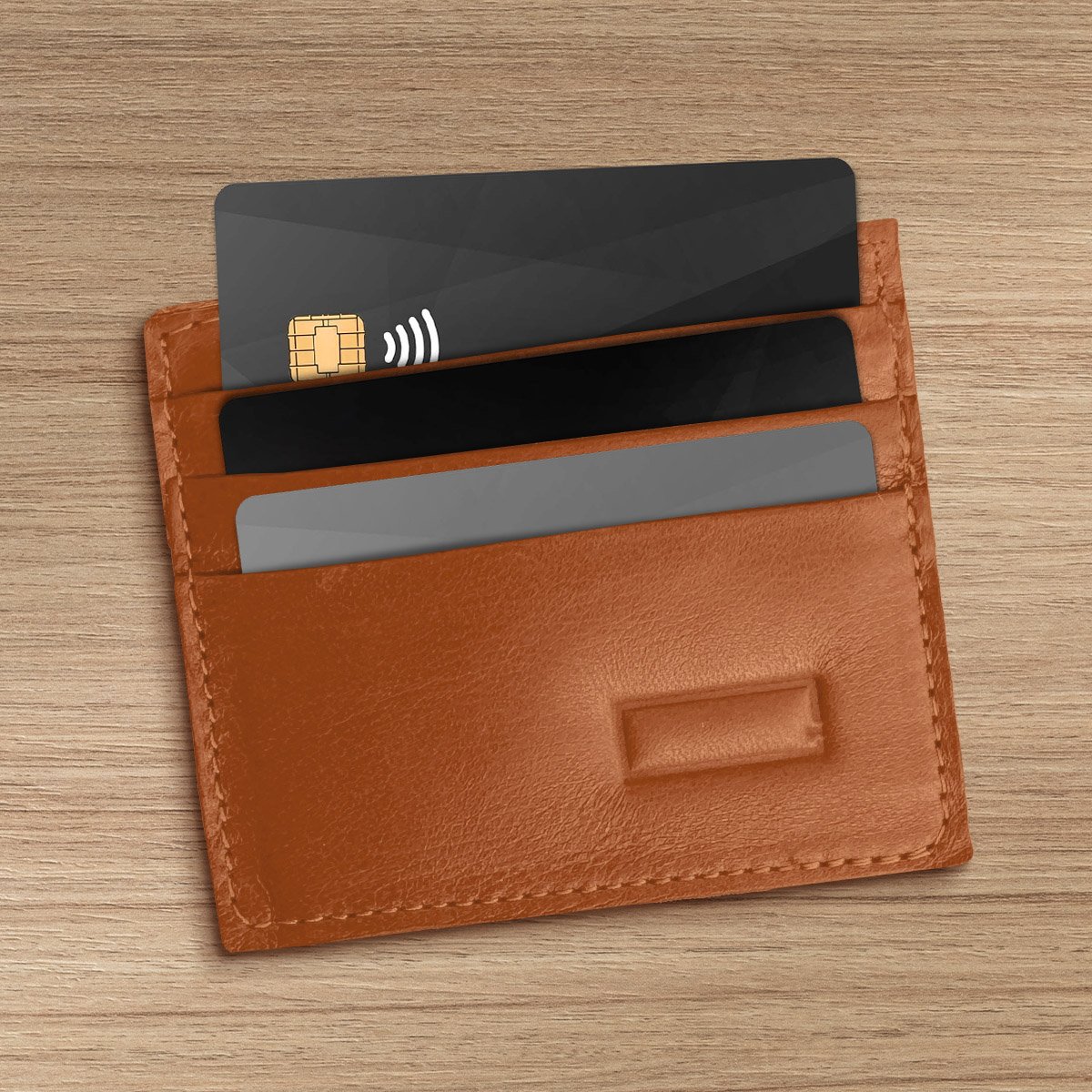 Tarjetero "Carry" Valdes Caramelo - Image 3