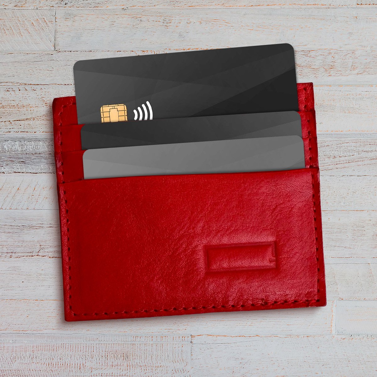 Tarjetero "Carry" Valdes Roja - Image 3