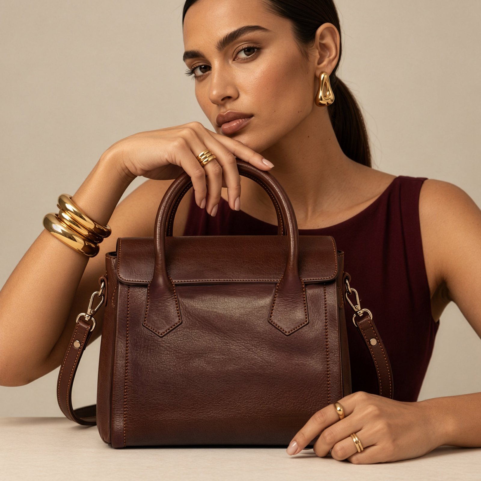 Minitotebag "Compacta" Zorzal - Chocolate - Image 6