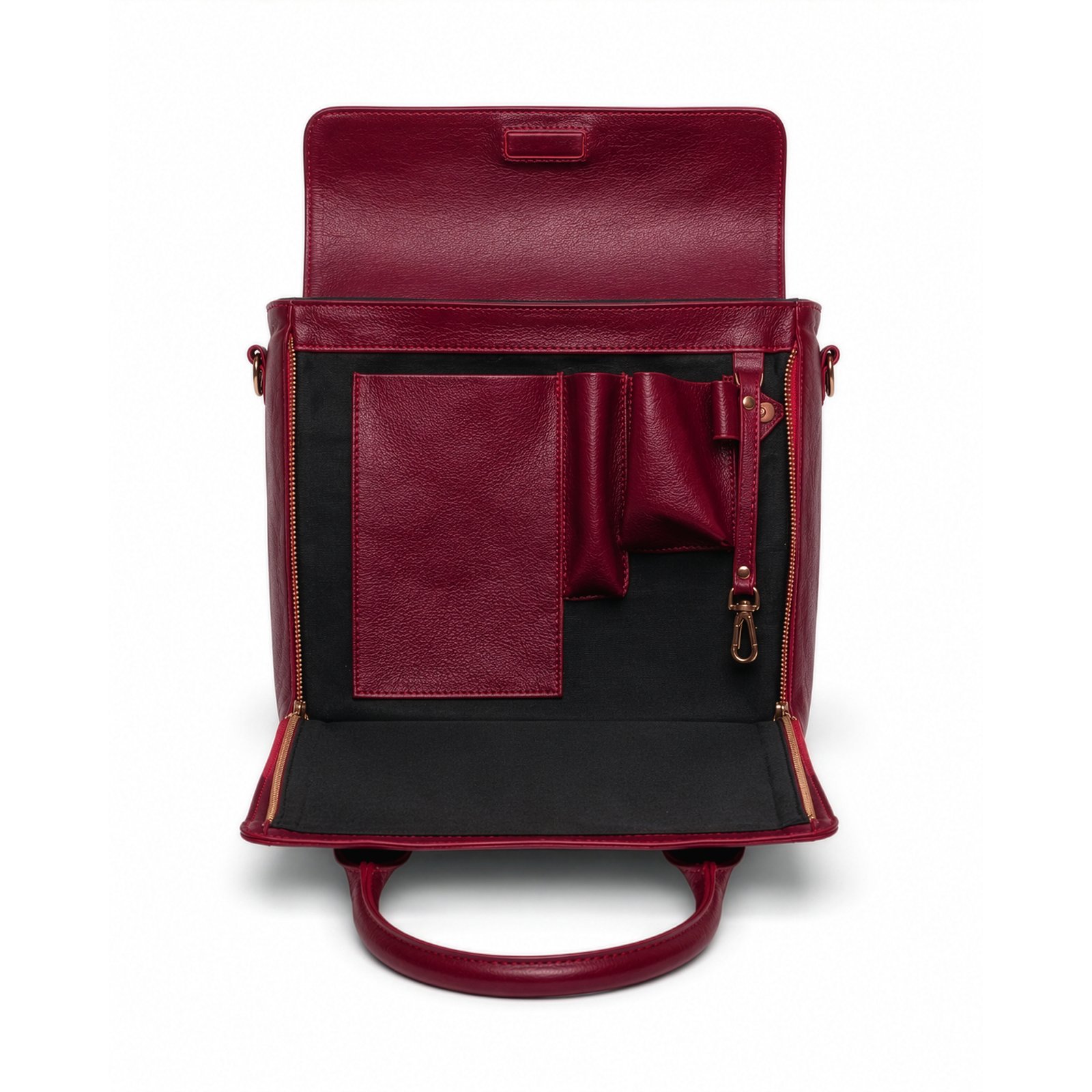 Minitotebag "Compacta" Zorzal - Bordo - Image 12