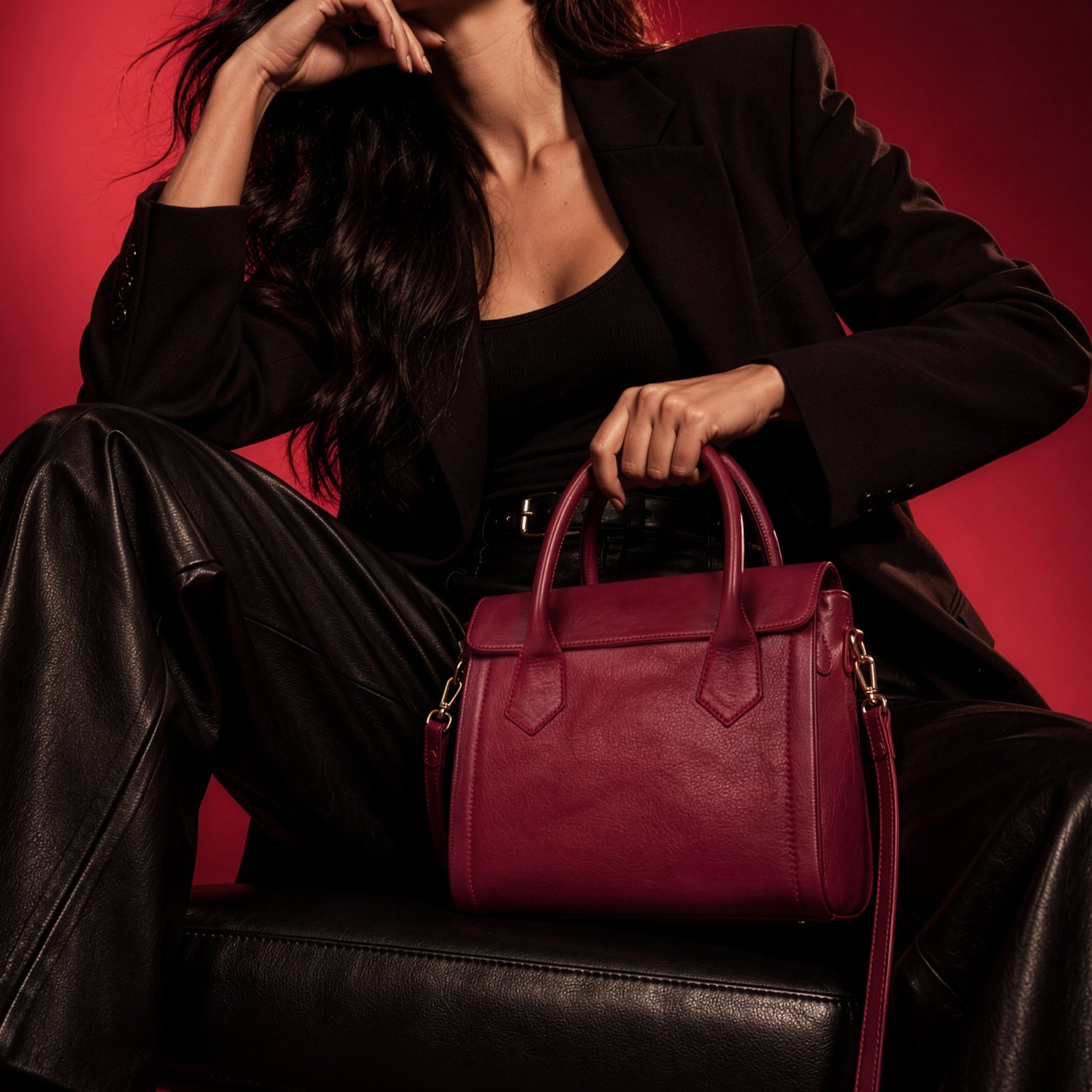 Minitotebag "Compacta" Zorzal - Bordo - Image 7
